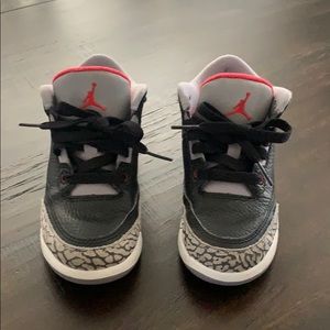 Air Jordan 3 Retro Black Cement - preschool